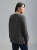 Heather Textured Button-Front Fitted T-Shirt sold by Bloomchic