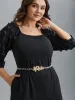 Gold Floral Buckle Belt sold by Bloomchic