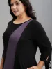 Color Block Tie-Knot Fitted Midi Dress sold by Bloomchic