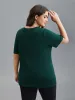 Floral Motif Round Neck Fitted T-Shirt sold by Bloomchic