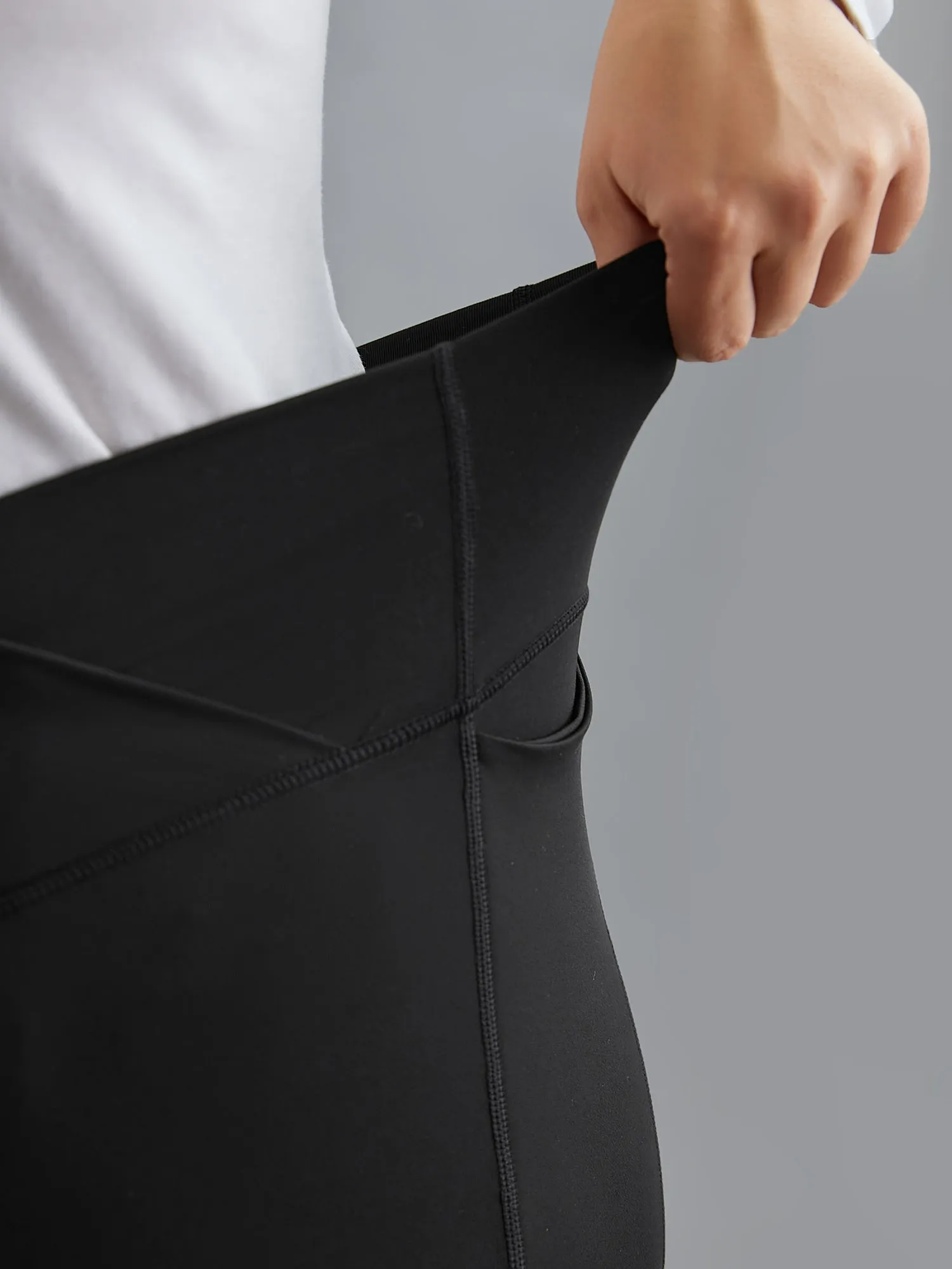 Criss-Cross Waist Pocket Tight Pants sold by Bloomchic product image thumbnail 4