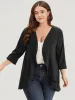 Supersoft Essentials Drape Open Front Flutter Hem Kimono sold by Bloomchic