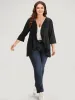 Supersoft Essentials Drape Open Front Flutter Hem Kimono sold by Bloomchic