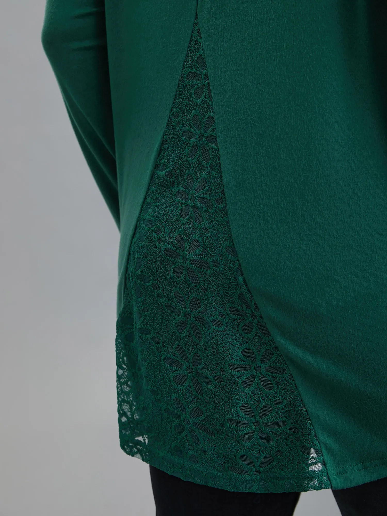 Back Lace Design Raglan Sleeve Top sold by Bloomchic product image thumbnail 5