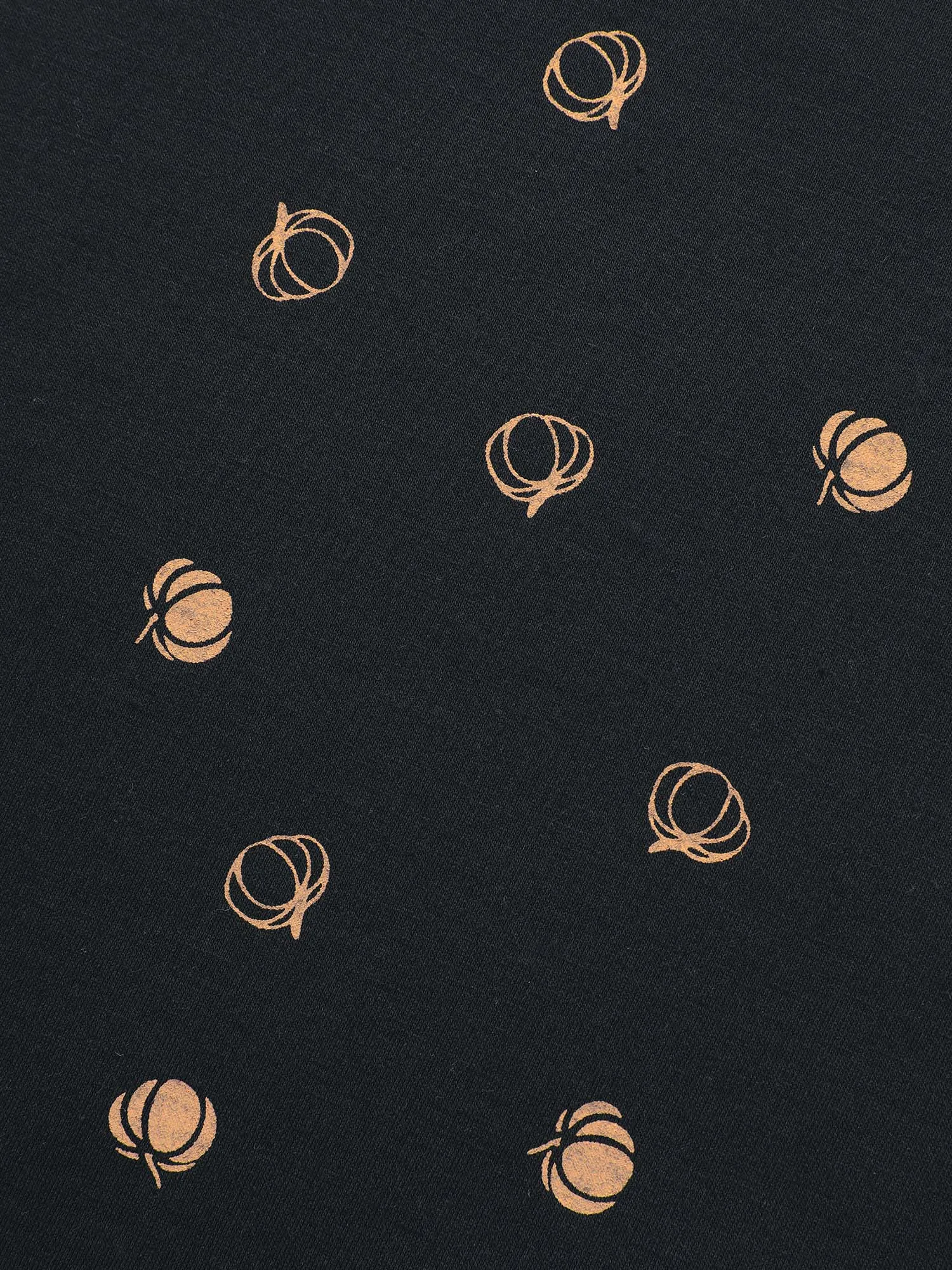 Halloween Pumpkin Print Crew Neck T-shirt sold by Bloomchic product image thumbnail 5