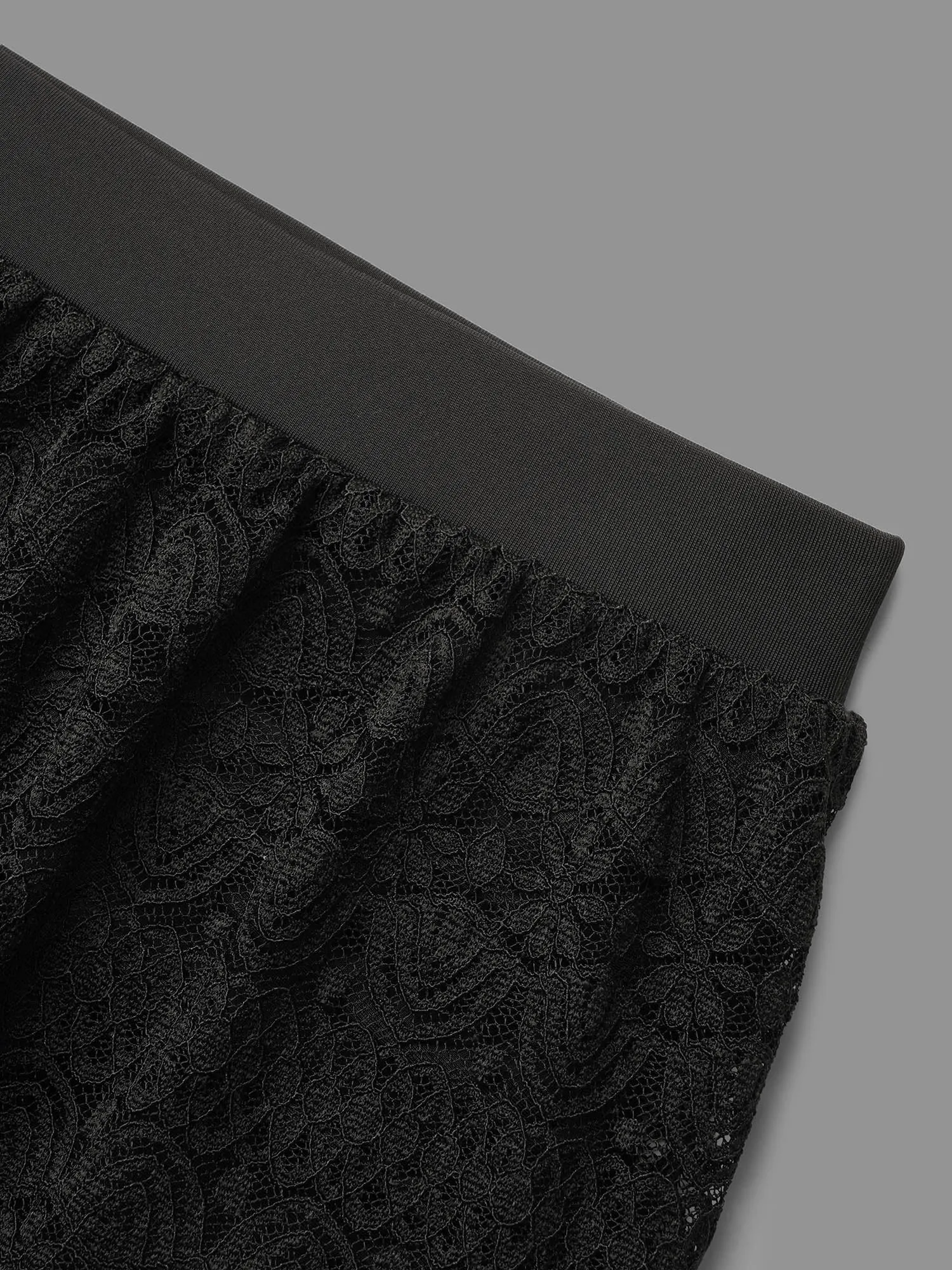 Eyelet Trim Lace Pleated Swim Bottoms sold by Bloomchic product image thumbnail 5