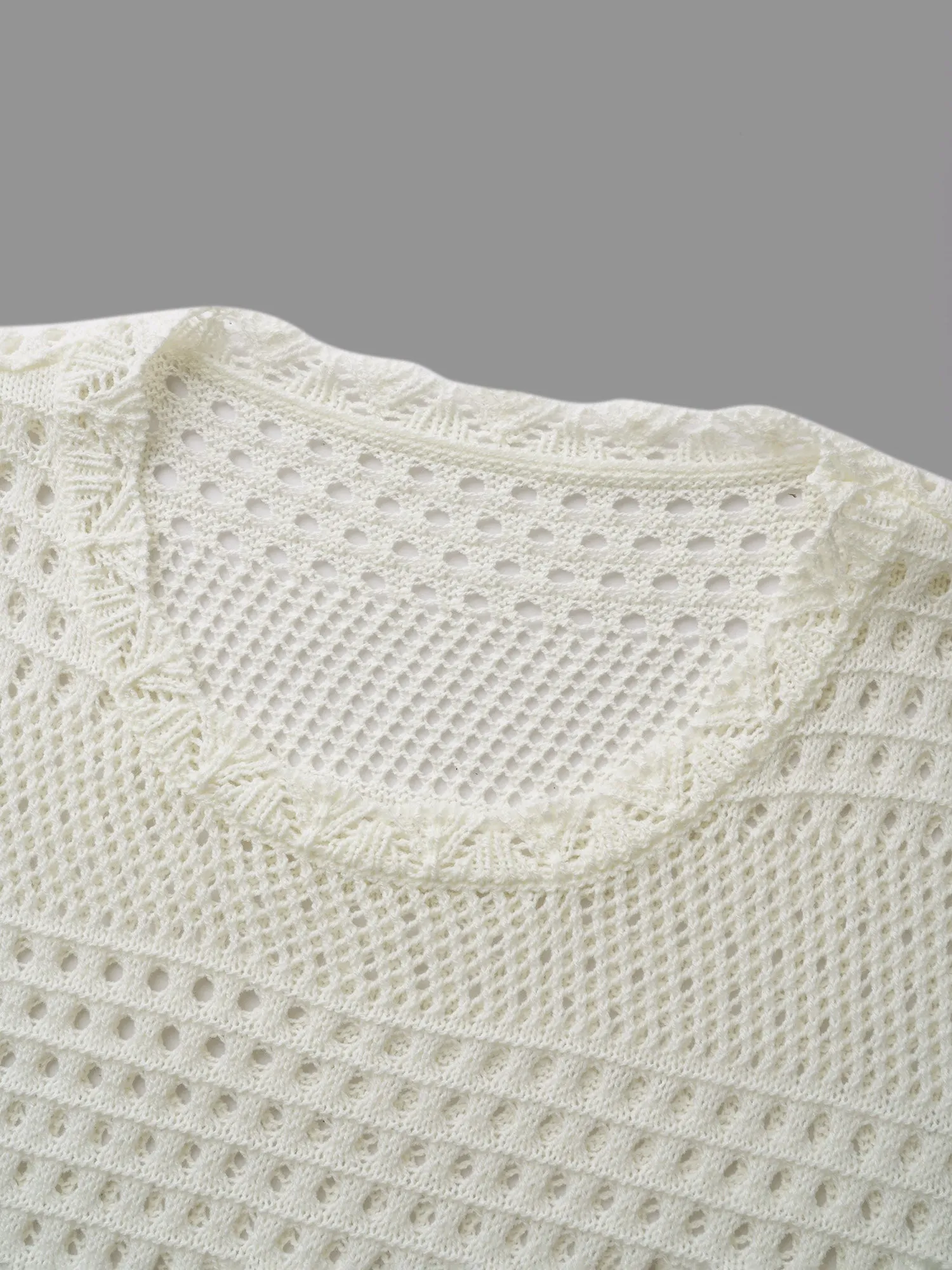 Cut-Out Plain Round Neck Swim Cover-Up sold by Bloomchic product image thumbnail 5