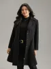 Solid Textured Button Up Lapel Collar Woven Coat sold by Bloomchic