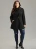 Plain Metal Detail Pocket Coat sold by Bloomchic