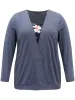 Heather Tiered Patchwork Floral Square Neck T-shirt sold by Bloomchic