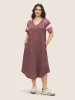 Ditsy Floral Patchwork Raglan Sleeve Pocket Dress sold by Bloomchic