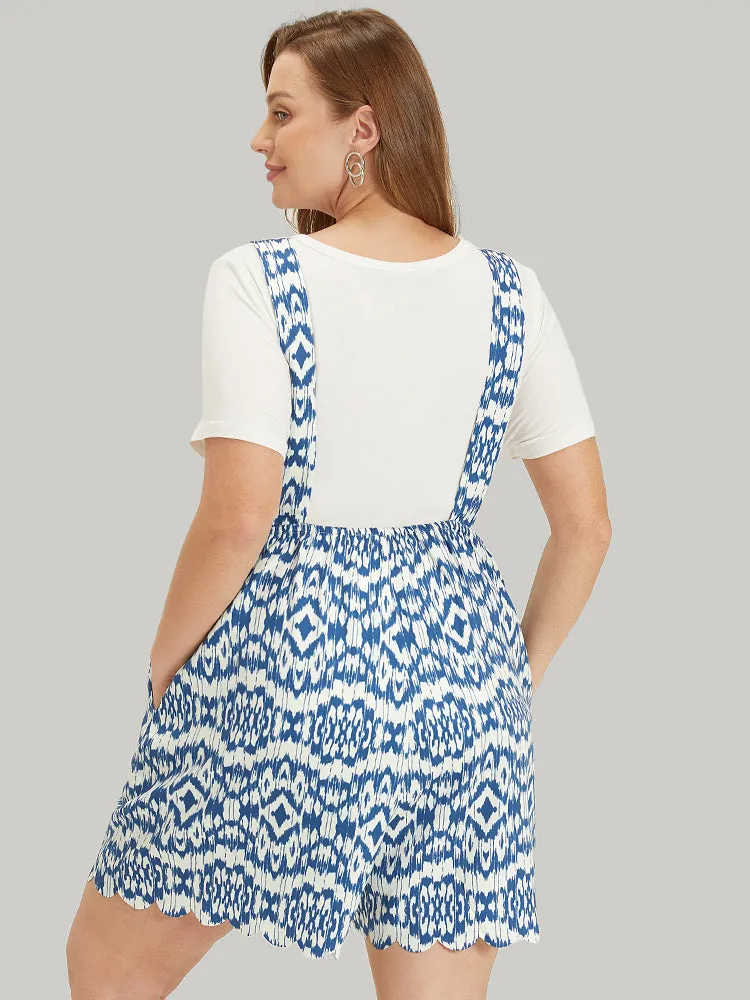 Bandana Print Pocket Overall Cami Jumpsuit sold by Bloomchic product image thumbnail 4