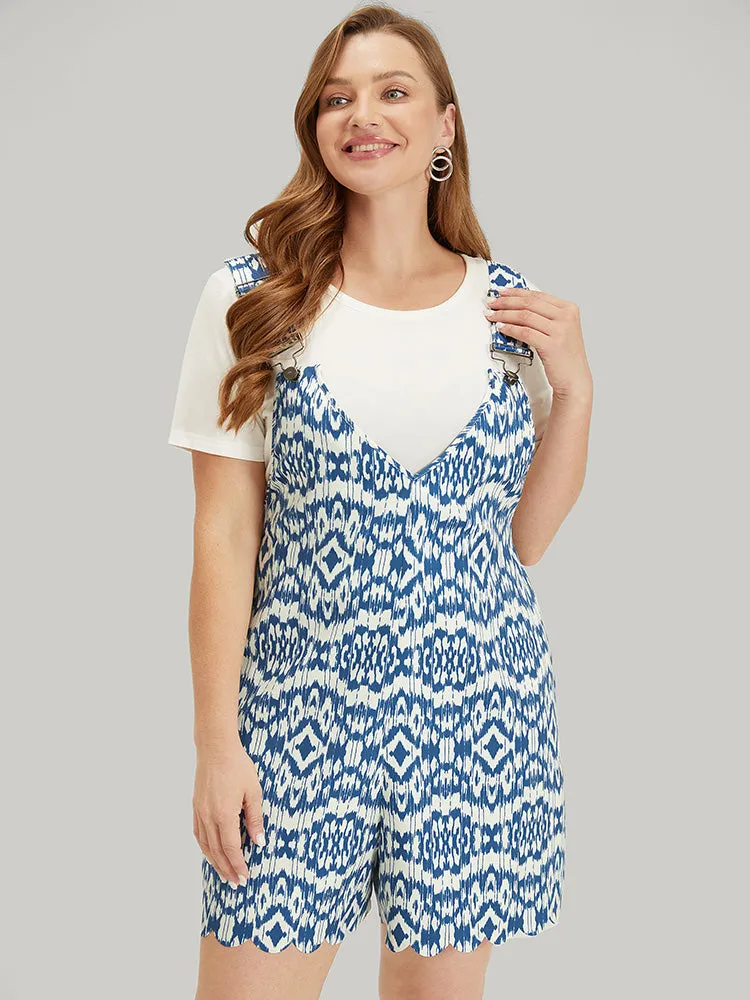 Bandana Print Pocket Overall Cami Jumpsuit sold by Bloomchic product image thumbnail 3