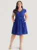 Solid Pocket Lace Mesh Belted Cut Out Dress sold by Bloomchic