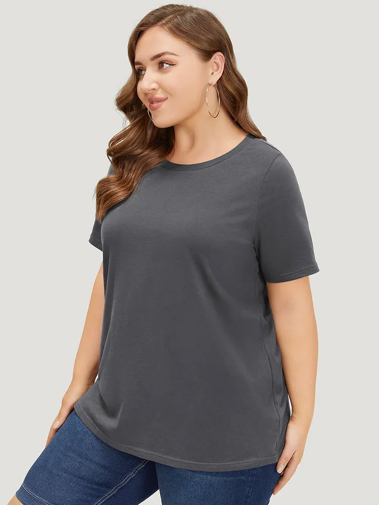 Sun & Moon Print Graphic Round Neck T-shirt sold by Bloomchic product image thumbnail 5