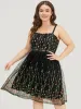 Floral Embroidered Mesh Ruffle Hem Pocket Cami Dress sold by Bloomchic