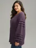 Plain Texture Patchwork Hollow Out T-shirt sold by Bloomchic