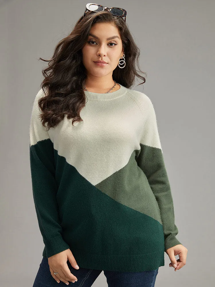 Supersoft Essentials Colorblock Raglan Sleeve Pullover sold by Bloomchic product image thumbnail 3