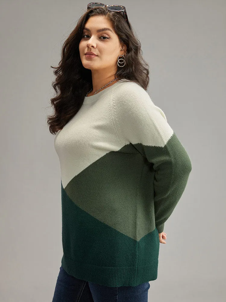 Supersoft Essentials Colorblock Raglan Sleeve Pullover sold by Bloomchic product image thumbnail 4