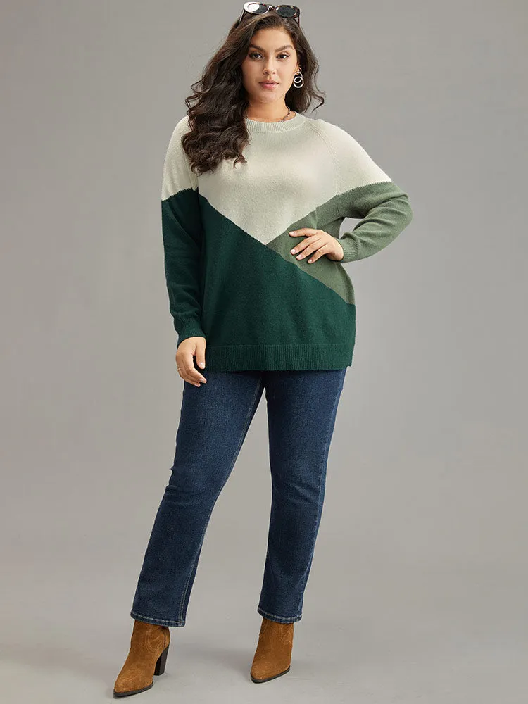 Supersoft Essentials Colorblock Raglan Sleeve Pullover sold by Bloomchic product image thumbnail 5