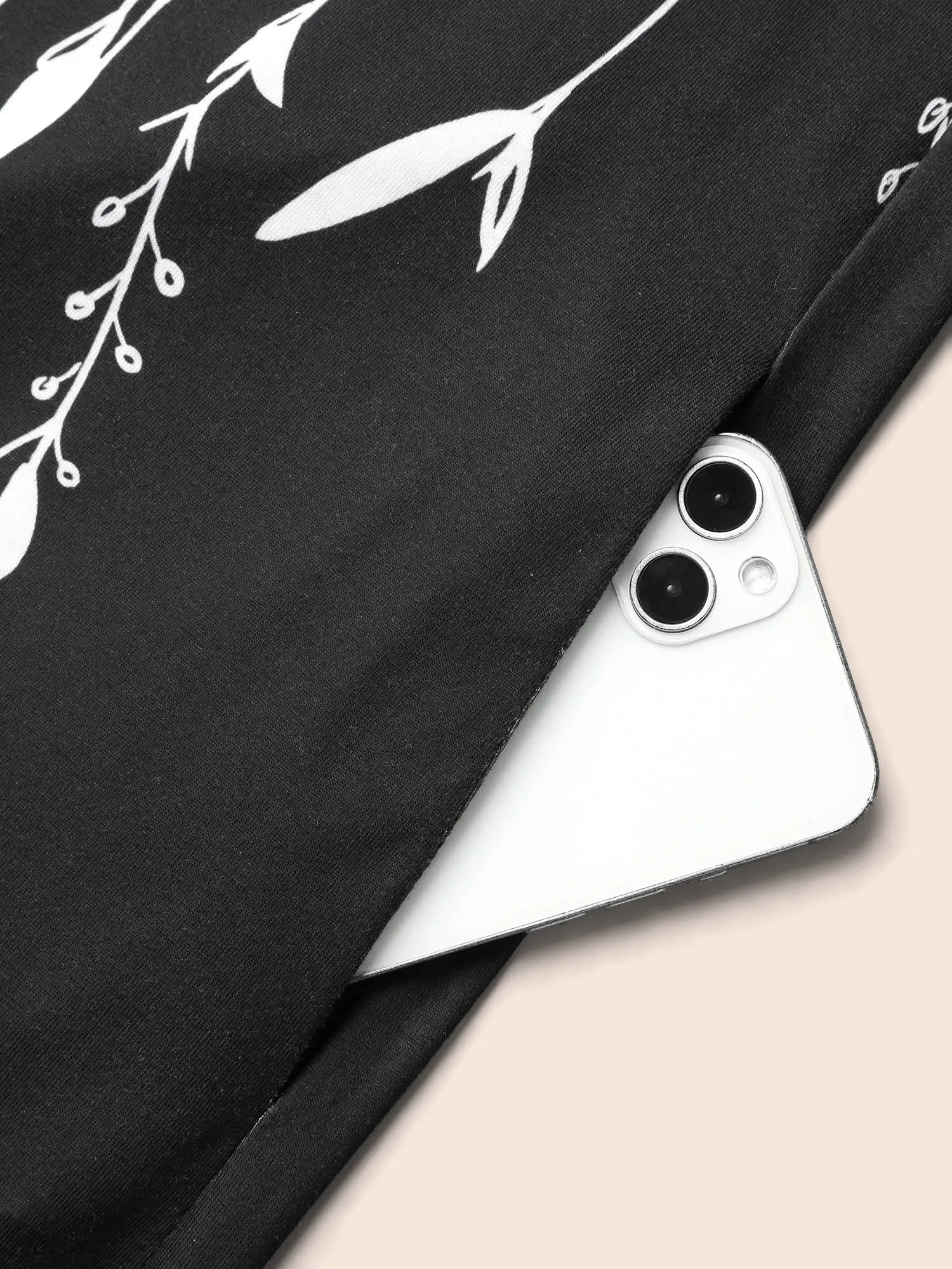 Floral Print Cami Pockets Straight-Leg Jumpsuit sold by Bloomchic product image thumbnail 5