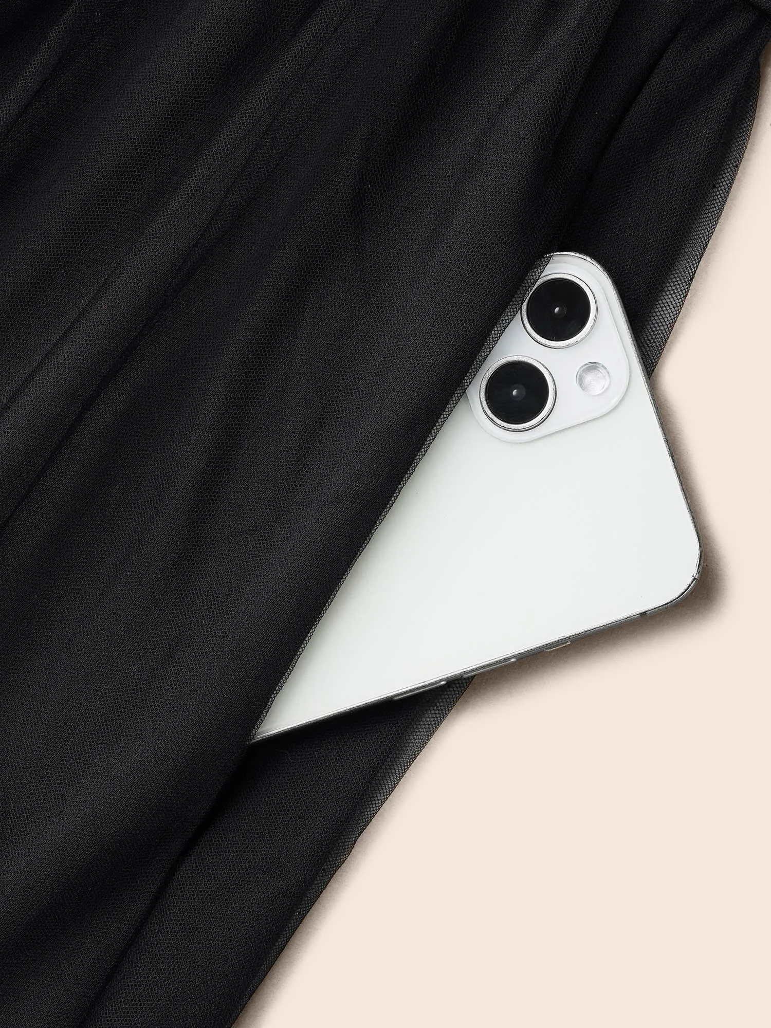 Floral Embroidered Hem Stretchy-Waist Pockets Midi Dress sold by Bloomchic product image thumbnail 5