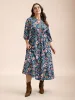 Floral Print Stretchy-Waist Pockets Maxi Dress sold by Bloomchic