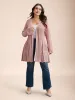 Cut-Out Textured Open-Front Knit Cardigan sold by Bloomchic