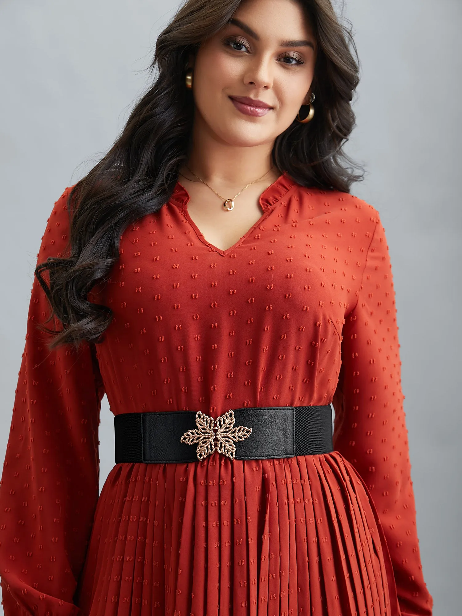 Maple Leaf Buckle Wide Belt sold by Bloomchic product image thumbnail 3