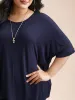 Supersoft Round Neck Plain T-Shirt sold by Bloomchic