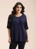 Supersoft Round Neck Plain T-Shirt sold by Bloomchic