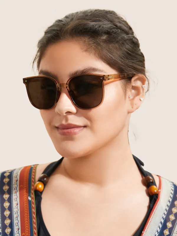 Brown Foldable Glasses Eyewear sold by Bloomchic