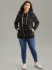 Star Kangaroo Pocket Hooded Rib Knit Sweatshirt sold by Bloomchic