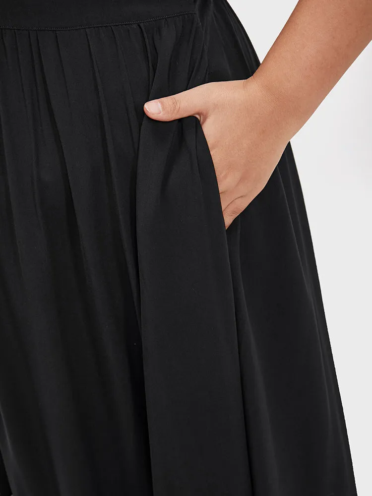 Solid Pocket Button Up Shirt Collar Jumpsuit sold by Bloomchic product image thumbnail 4