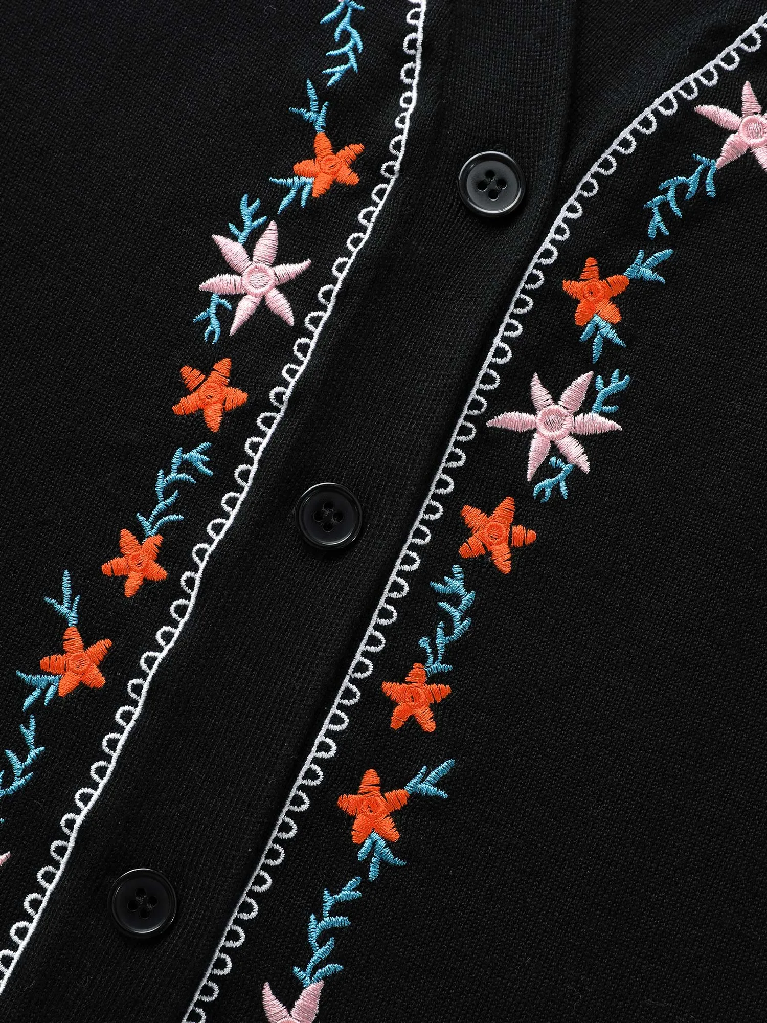 Supersoft Essentials Floral Embroidered Cardigan sold by Bloomchic product image thumbnail 5