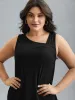 Asymmetrical Neckline Stretchy Fitted Vest sold by Bloomchic
