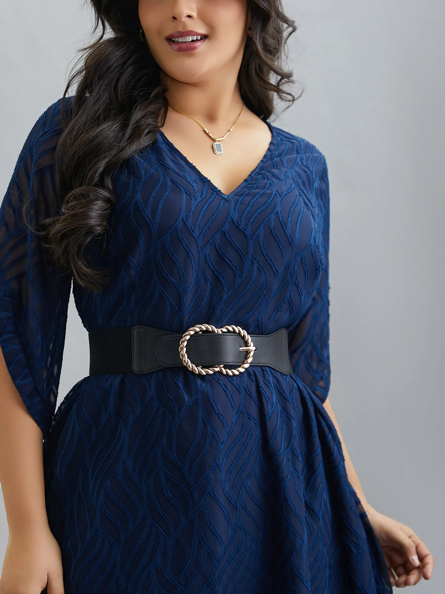 Ring Buckle Gold-Tone Wide Belt sold by Bloomchic product image thumbnail 4