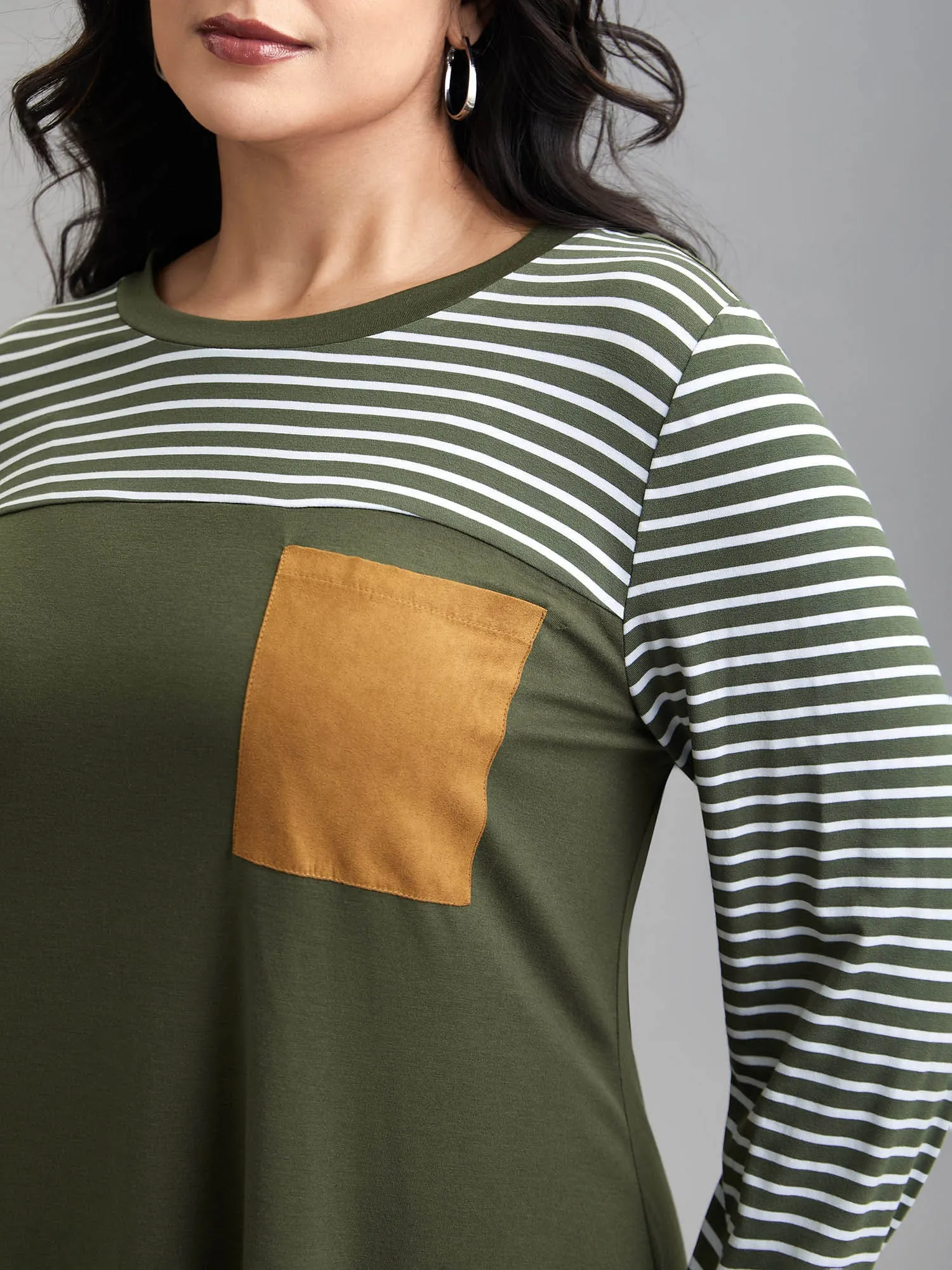 Solid and Striped Flared Midi Dress sold by Bloomchic product image thumbnail 2