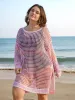 Cut-Out Side Slit Flared Swim Cover-Up sold by Bloomchic