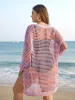Cut-Out Side Slit Flared Swim Cover-Up sold by Bloomchic