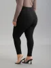 No-Waist Gap Decorative Placket Skinny Pants sold by Bloomchic