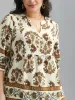 Floral Print Notched Collar Shirt sold by Bloomchic