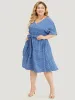 Solid Textured Pocket Roll Batwing Sleeve Button Up Knee Dress sold by Bloomchic