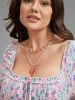 Natural Stone Layered Necklace sold by Bloomchic