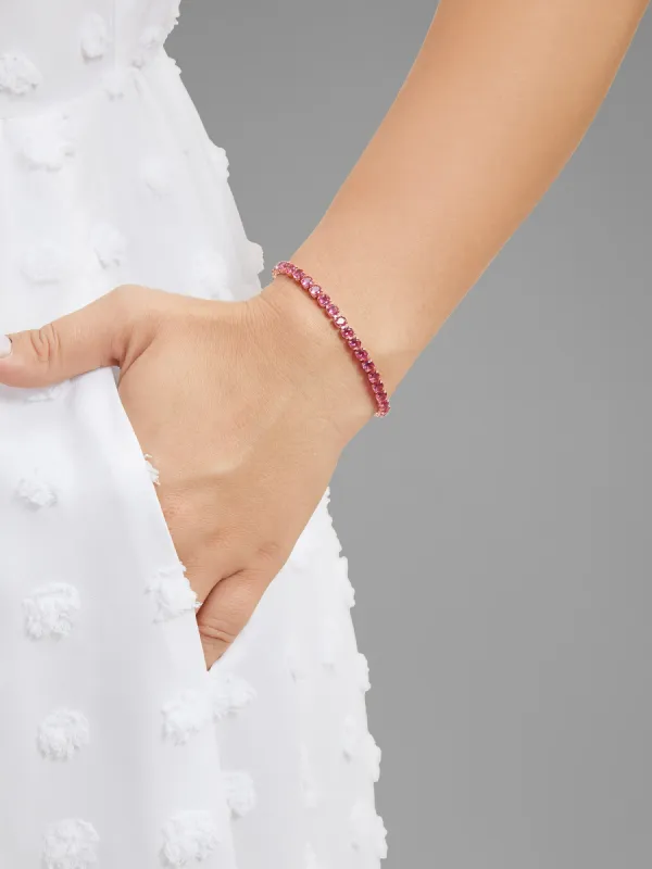 Zirconium Drill Adjustable Bracelet sold by Bloomchic