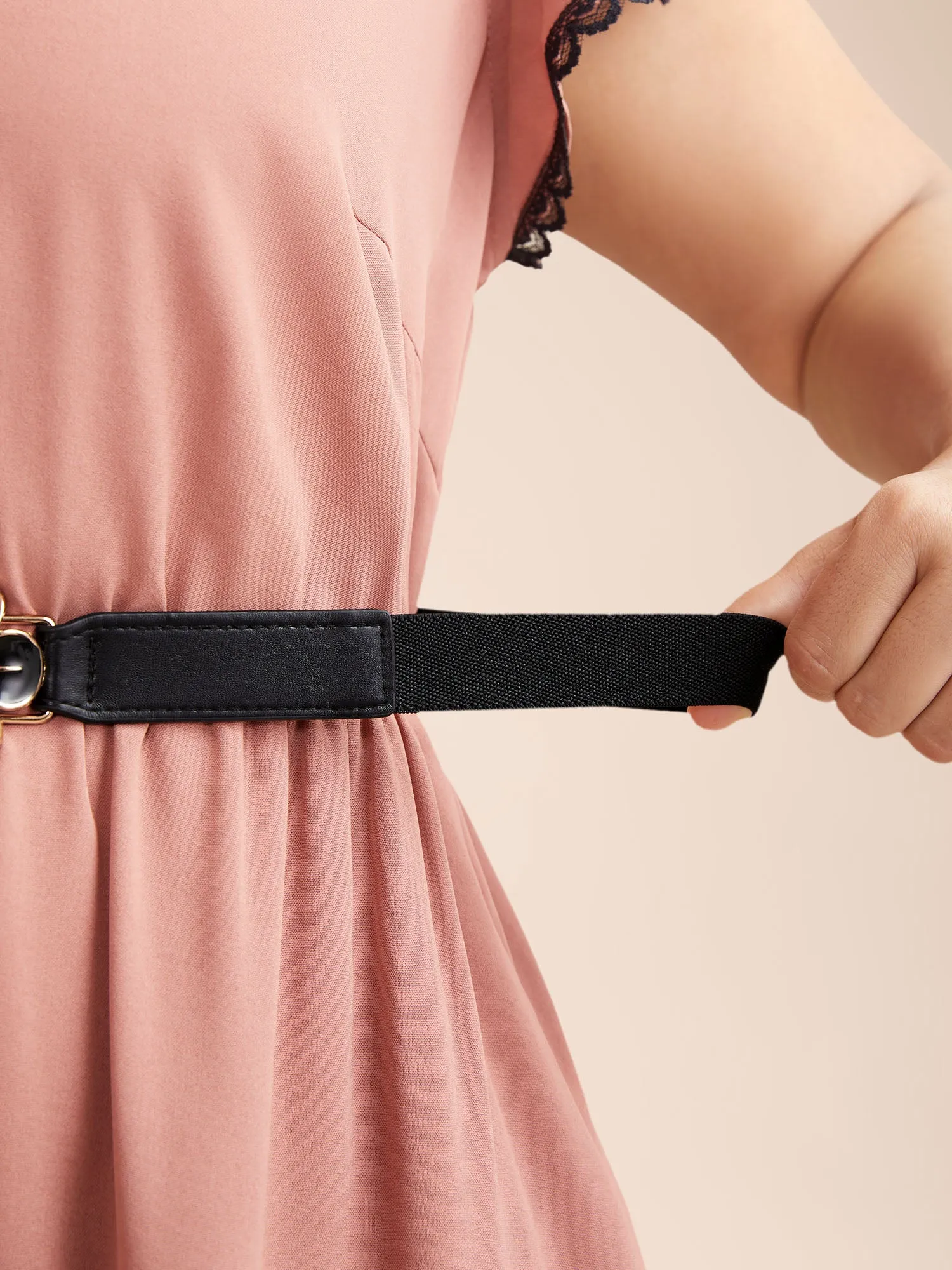 Floral Buckle Thin Strap Belt sold by Bloomchic product image thumbnail 4