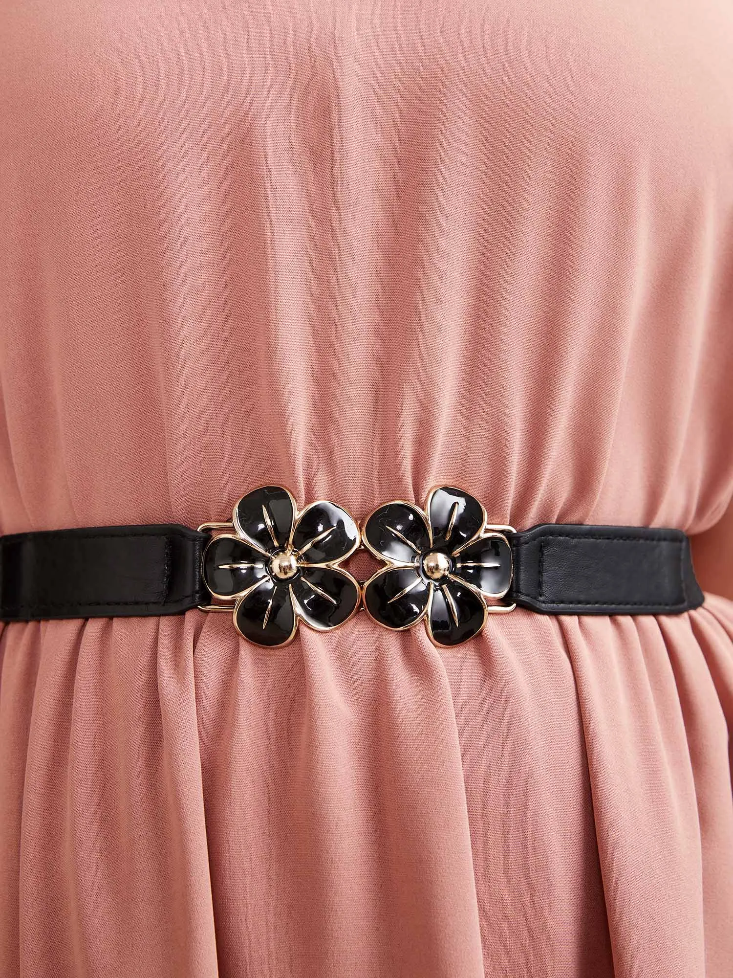 Floral Buckle Thin Strap Belt sold by Bloomchic product image thumbnail 3
