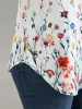 Blooming Flowers Print Stretchy Vest sold by Bloomchic