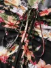 Sweetheart Neckline Drawstring Floral Midi Dress sold by Bloomchic