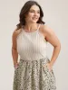 Ditsy Floral Print Ribbed Midi Dress sold by Bloomchic